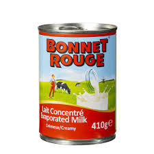 Lait concentré non sucré Bonnet Rouge 410g