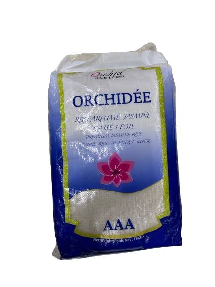 Riz cassé 1 fois parfumé Orchidée 18kg