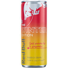 red bull  gingembre/pomme